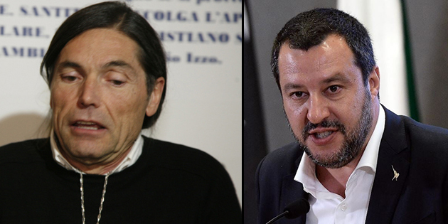 Emilio Izzo e Matteo Salvini